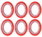 Ohrgehäuse-Ablassschraube Dichtung 6 Stück Getriebegehäuse-Ablassschraube Dichtungsscheibe Gummibeschichteter Edelstahl 26‑830749 Für Mariner Außenborder