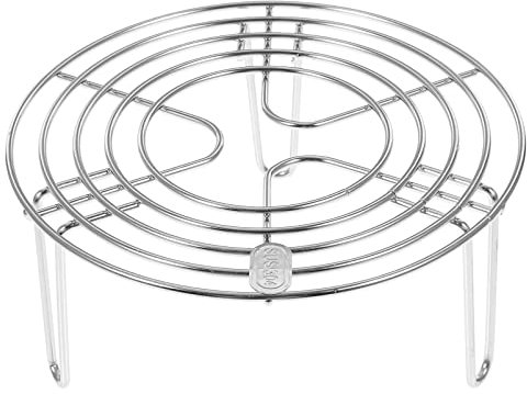 INNAL Regalhalterung, Regalhalterung, runde Kühlregale, Edelstahl, Dampfgarer, Untersetzer, Ständer, Draht, Dampfgarer, Wasserkocher, Halter zum Backen, Einmachen, Kochen, Kochgeschirr-S