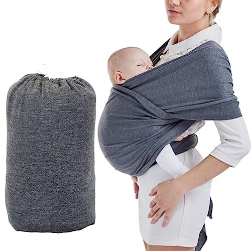 Baby Tragetuch Neugeborene,Weich Tragetuch Baby,Bequemes Babytragetuch Ohne Knoten, Elastisches Tragetuch Baby für Kleinkinder,Ergonomisches Baby Tragetuch für Babys & Neugeborene ab Geburt 3-16 kg