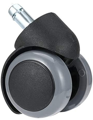 Bürorollen weltweit, langlebige, um 360 Grad drehbare Gummiräder, Rollenrollen für Heimbüro-Computerstuhlrollen