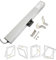 Apri Finestra Automatico, Apri Finestra Elettrico a Catena Corsa 300mm -1000mm 24V Attuatore Elettrico a Catena con Interruttore e Telecomando per Finestre Vasistas e a Sporgere (Colore : Only Motor