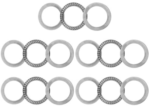 QUARKZMAN AXK5070 Axial Nadelrollenlager mit Unterlegscheiben 50mm Bohrung 70mm AD 3mm Dicke 5Stk