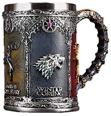 PEKJDS Game of T, tazza rustica gotica pirata retrò vintage bar Festival Cup (B)