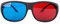 Rotblaue 3D-Gläser rot-blau 3D-Brille Cyan Anaglyphe Einfacher Stil 3D-Brillen Stereo Film Game-Extra-Upgrade-Stil für Männer Frauen