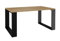 CDF Couchtisch Modern | Farbe: Eiche Artisan-Schwarz | Moderne Bank für EIN Wohnzimmer, Zimmer, Büro | Form: Quadrat Rechteck | Regal für Kleinigkeiten, Zeitungen, Magazine oder Bücher
