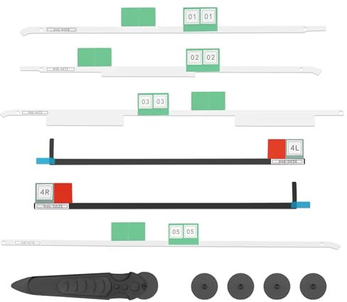 Klebestreifen für LCD Display Bildschirm, Klebeband Streifen Kit, Ersatzband kompatibel mit Apple iMac 21,5 Zoll A1418 Retiona 2012-2015 mit Werkzeuge zum Öffnen der LCD-Display (Aktualisiertes Modell