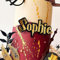 Personalised Wizard Lightning Bolt Cake Topper, Perfect for Harry Potter Themed Cakes