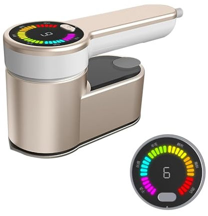Mini Ferro da Stiro da Viaggio con Funzione Vapore, Ferro da Stiro a Vapore per Abiti Mini Portatile, 6 modalità di Stiratura Intelligente Ferro da Stiro a Vapore Portatile Gold