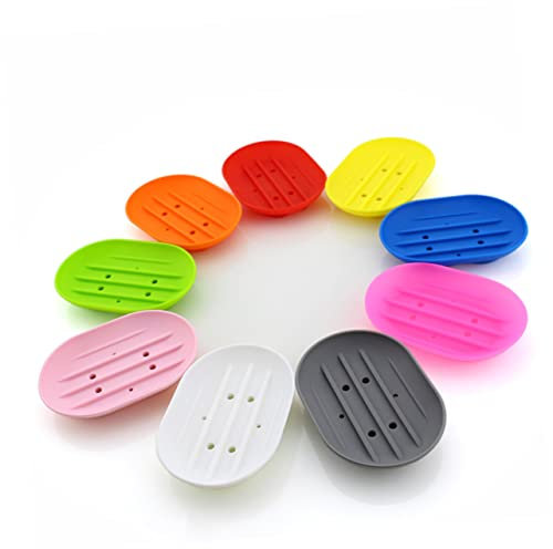 TINEASUR 4pcs Soap Dish Soap Tray Shower Kitchen Sponge Organizer Travel Soap Holder Sink Soap Boxes Soap Plate Custom Soap Boxes Dish Sponge Holder Square Soap Holder Reed Diffuser Empty