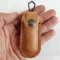 swiss mini folding knife leather sheath, classic sd pocket knife, swiss knife handmade genuine leather, leather keychain, leather case