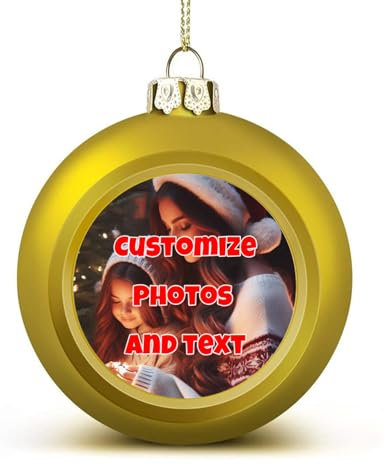 Personalisierte Weihnachtskugeln mit Foto, Individuelles Foto Ornament Namen, Christbaumschmuck Personalisiert, Weihnachtsbaumkugeln, Weihnachtskugel Personalisiert für die Christbaumdekoration