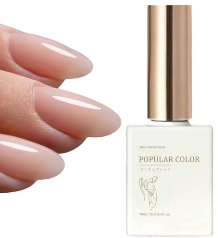 Long-lasting Highly Pigmented Nude Gel Nail Polish - Soak-off UV/LED Clear Jelly Varnish for DIY Nail Art Manicure at Home