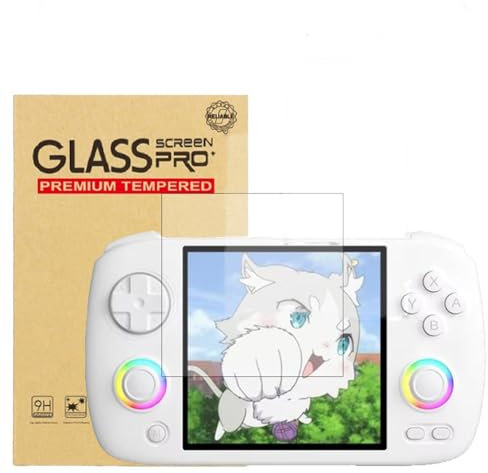 Zhixteu Displayschutzfolie für Anbernic RG Cube XX, 9H Härte Gehärteter Film Handheld Spielmaschine HD Schutzfolie