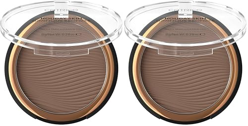 Catrice Holiday Skin Luminous Bronzer, Bronzing-Puder, Nr. 020 Off To The Island, braun, pflegend, glättend, mit Ölen, strahlend, natürlich, vegan, wasserfest, Mikroplastik Partikel frei (8g)