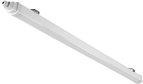 LUXULA LED Feuchtraumleuchte 60cm Wannenleuchte, 18W 2160lm, 4000K | Verknüpfbar, IP65 wasserdicht, LED Werkstattlampe flach, Kellerlampe, Garagenlampe, Reihenschaltung