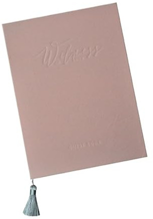 MZPOZB Hochzeitsgästebuch-Alternativen mit festem Samtbezug for Verlobungs-Jubiläumsparty-Notizbuchplaner(Pink)