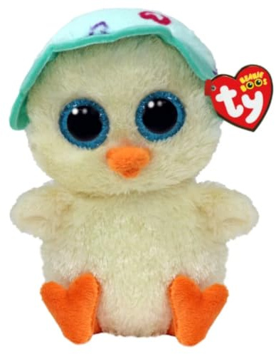 TY Kuscheltier Beanie Boo Emmie Osterküken mit Hut 15cm Plüsch