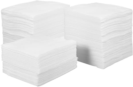 MOBUTOFU Make Up Entferner Pads aus Vliesstoff 400 Stück Atmungsaktive Gesichtsreinigungstücher Sanfte Makeup Entfernung für Empfindliche Haut Beauty Personal Care