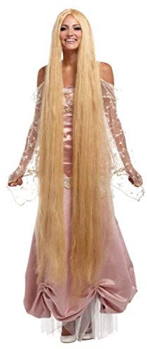 Horror-Shop XXL Prinzessinnen Perücke Rot-Blond