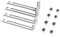 empasa Montagewinkel 4er Set Fliegengitter Fenster 5-35 mm
