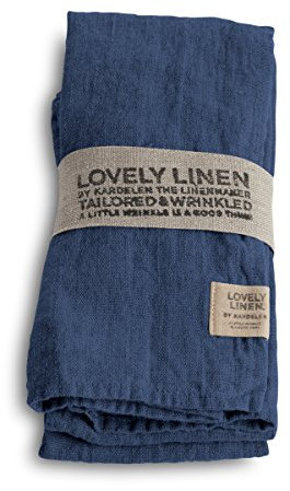 Lovely Linen NL0178 Lovely Serviette Leinen Denim Blue (1 Stück)