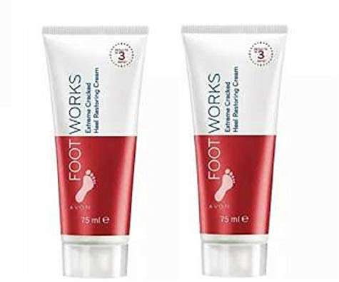 2 x Avon Foot Works Extreme Cracked Heel Cream – 2 x 75 ml