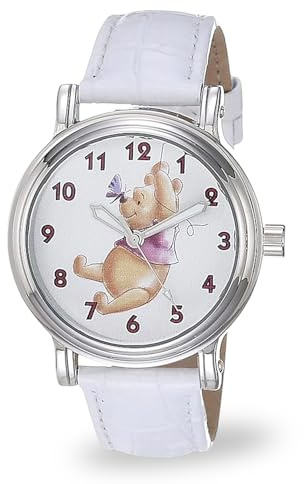 Disney Unisexe-Adultes Analogique Quartz Montre avec Bracelet en Cuir WDS001000