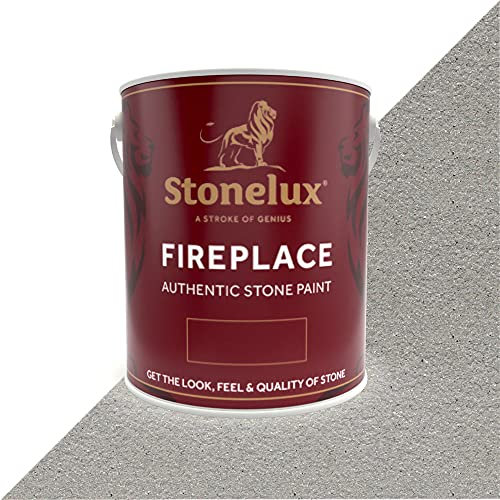 StoneLux 2.5 Litre Fireplace Paint in Grey