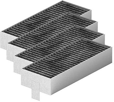 AllSpares CleanAir Umluftersatzfilter (4 St.) für Dunstabzugshauben geeignet für Bosch 17004811 HEZ9VRUD0, Siemens 17004796 HZ9VRCR0, Neff 17004806 Z821VR0, Gaggenau CA282111 | 192x75x35mm