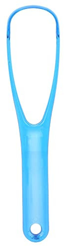 Pulisci lingua raschietto, raschietti portatili in plastica per alito fresco(Blu)