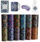 Peisley Insoluble Transfer Sheets, 12 Pcs 4.5x12 Boho Bohemian Style Pattern Pre-Printed Sublimation Paper for DIY T- Shirts, Mug Heat Press, Coaster Blank