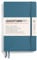 LEUCHTTURM1917 365644 Notizbuch Paperback (B6+), Softcover, 123 nummerierte Seiten, Stone Blue, Liniert