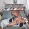 CIFEAR Kinder Bettwäsche The Rock Bettbezug Set, Moderne 3D Dwayne Johnson Bedruckte Kinder Jungen Kinderbett Bettbezug Set Microfaser Mit Kissenbezug Double（200x200cm）