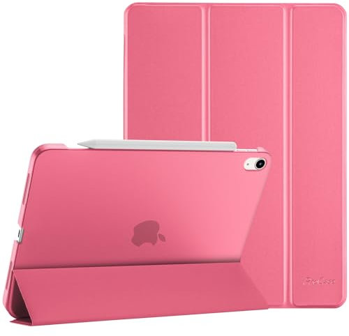 ProCase Hülle für iPad Air 11 Zoll (M3/M2 2025/2024),iPad Air 6/5/4 Gen 10,9 Zoll (2022/2020),Schutzhülle Smart Case Cover -Melonenrosa