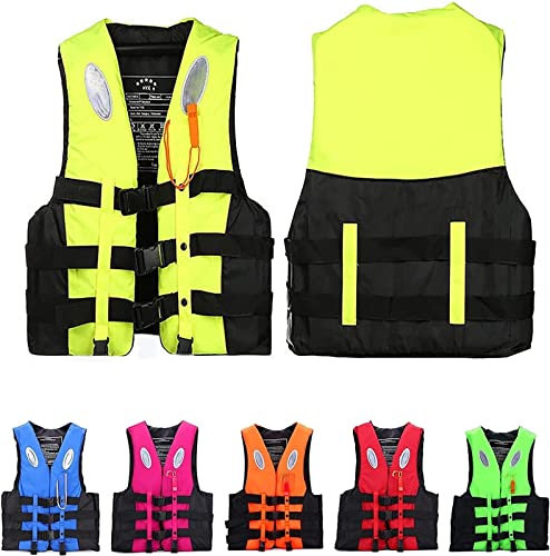 sPeesy Schwimmweste für Erwachsene und Kinder, Schwimmhilfen für Kajakfahren, Atmungsaktiv Neopren Rettungsweste, Unisex-Schwimm Schwimmhilfe Tanktop für Stand Up Paddle, Jetski, Wassersport (Color :