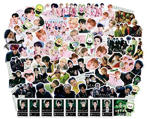 Stray Kids Maniac Aufkleber - Neues Album Sticker Pack, Mini Foto Lomo Set, Geschenk für Fans, Laptop, Weihnachten