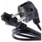Cargador ESP Netzkabel 3 Pin Polig IEC C5 Kleetyp Schuko Gerade für Monitor TV Fernseher Radio Drucker Europlug Stecker Eurostecker Stromkabel Power Cord