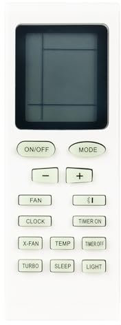 ALLIMITY Telecomando Per Condizionatore Sostituzione Compatibile con INVENTOR AC A/C YB1FA YB-1-FA YB 1 FA