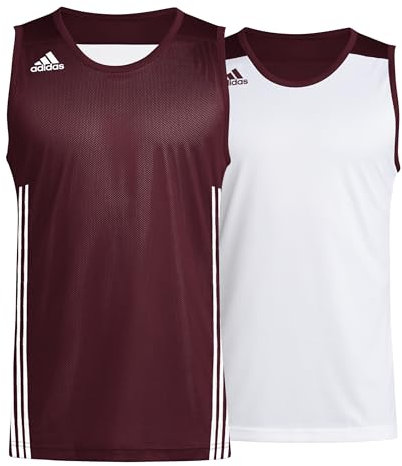adidas Herren 3G Speed Reversible Jersey, Maroon/White, L