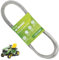 GX20072 Courroie de pont compatible avec tondeuse à gazon John Deere 106,7 cm – Courroie d'entraînement compatible avec L110 D110 D130 S100 E100 série 100 GY20570 (1,27 cm x 264,2 cm)