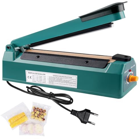 Termosaldatrice Per Sacchetti,200 M Saldatrice Per Plastica Sacchetti,Impulse Heat Sealer,Sigillatrice Per Sacchetti Per Film Plastici Termoplastici,Sacchetti In PP E PE Mylar