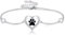 ONEFINITY Pfotenabdruck Armband 925er Sterlingsilber Süßer Pfotenabdruck „forever Love“ Herz Armband Hunde/Katzenpfoten Schmuck Für Frauen Tierliebhaber