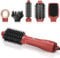 5 IN 1 Haartrockner Warmluftbürste Set, PARWIN PRO BEAUTY Multi-Styler Set Föhnbürste mit 5 Aufsätze, zum Trocknen,Glätten, Volumen und Stylen, Ionen Pflege,1100 Watt,Korallenkupfer