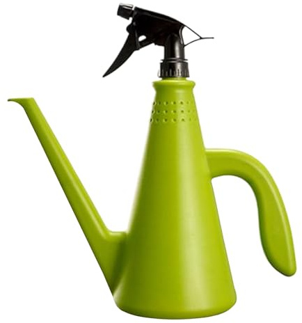 Regadera con aspersor de doble propósito, regadera con pulverizador de mano para plantas de interior, césped