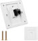 OFFCUP CAT6 Gigabit Network Socket, Single Port RJ45 Wall Sockets, CAT6 Ethernet Faceplate with Keystone Jack Modular for Ethernet Cable Installation, 86x86mm (1 Port)