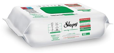 Sleepy Easy Clean Surface Cleaning Cloths White Soap Additive 1 Pack 100 Sheets (100 count (Pack of 1)) (100 count (Pack of 1))