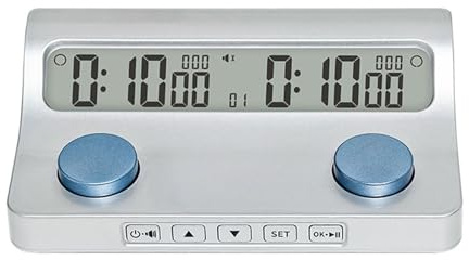 Minuteur numérique professionnel pour jeu d'échecs - Compte à rebours - Affichage LED - Pour cuisine, gym, entraînement