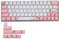 Sunzit Keycaps, 64+9 PBT Keycaps OEM Profile Cherry Blossom Style Keycaps Full Set Keycap PBT Dye-Sublimation Keycap for Cherry MX Switches Mechanical Keyboard (only sell keycaps) - English