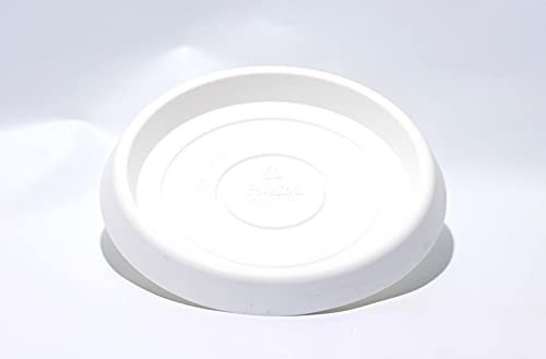 Sottovaso Circolare in Resina 50 cm. Bianco