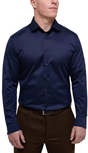 ETERNA Male Luxury Shirt MODERN FIT 44_H_1/1, 1/1, dunkelblau